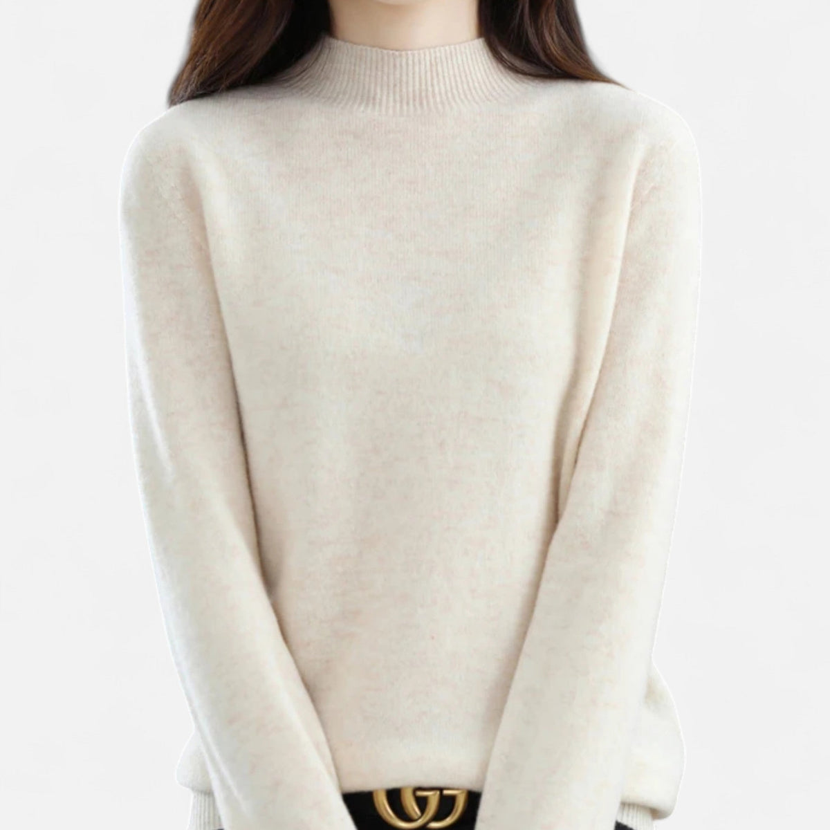 Women's Half-Neck Soft Knit Sweater — Warm Winter Pullover 8