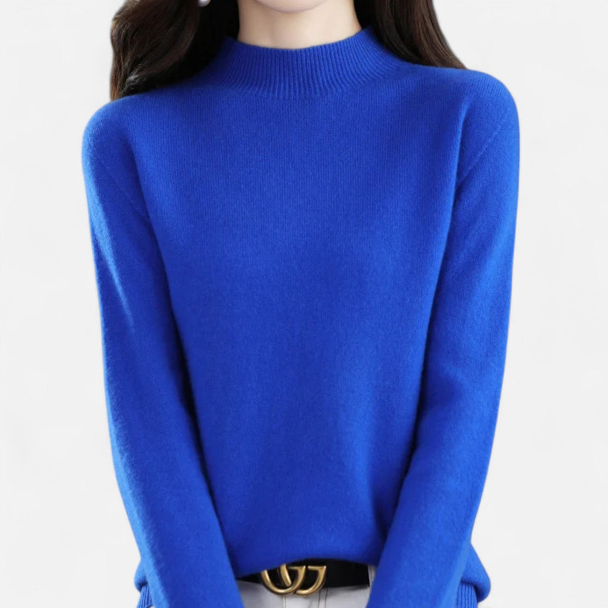 Women's Half-Neck Soft Knit Sweater — Warm Winter Pullover 6
