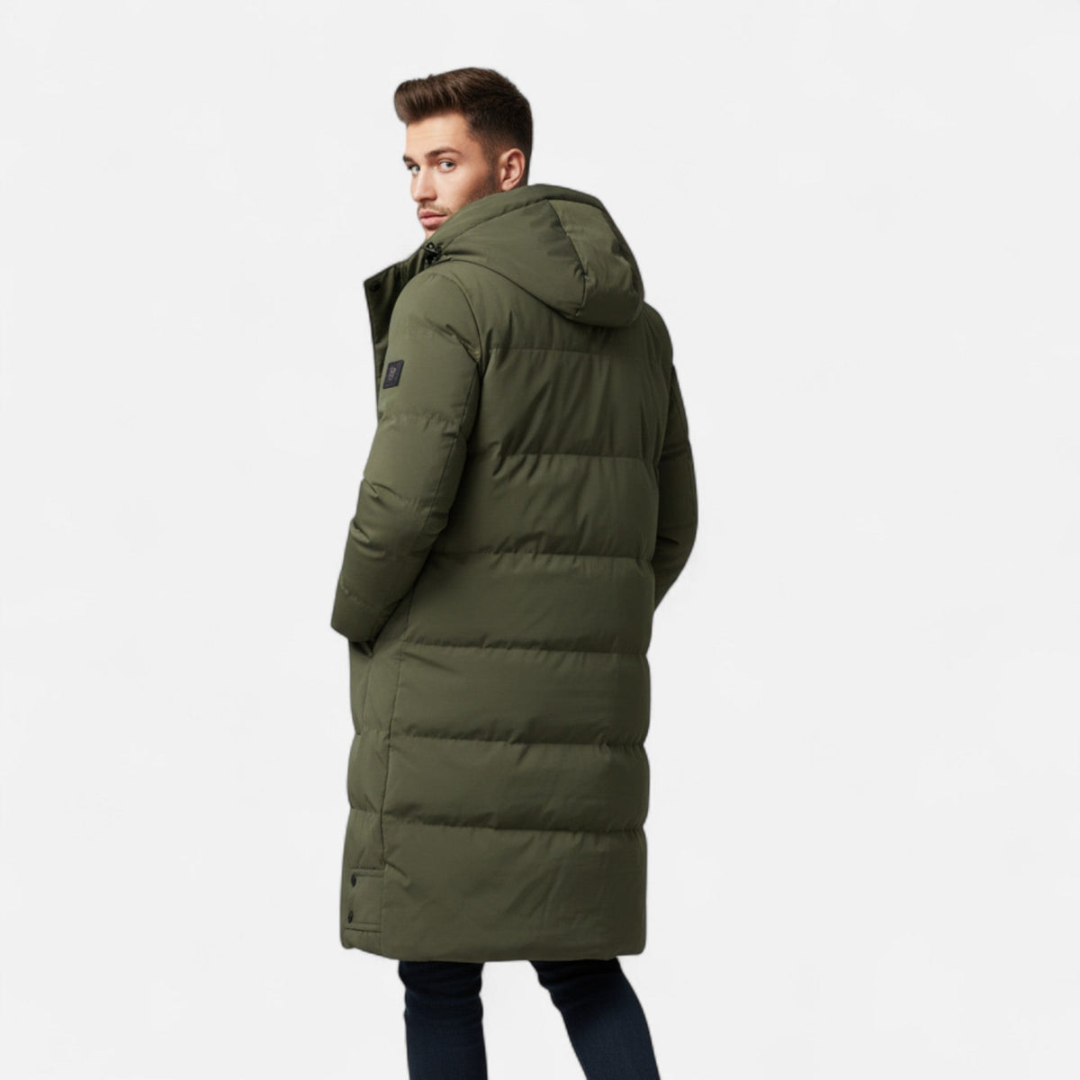 Men's Warm Hooded Winter Jacket — Insulated Regular Fit 3