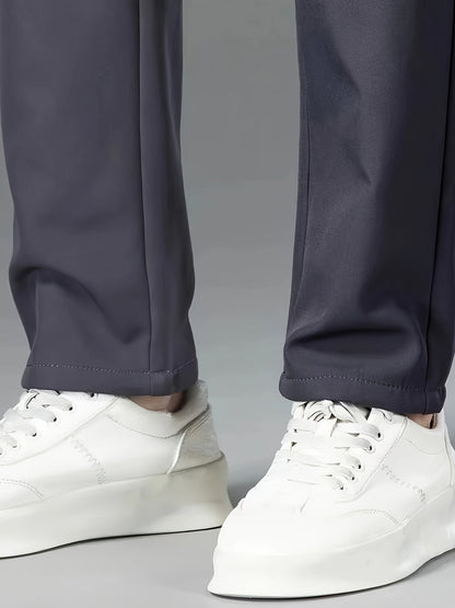 Men's Fleece-Lined Water-Repellent Trousers — Regular Fit 12