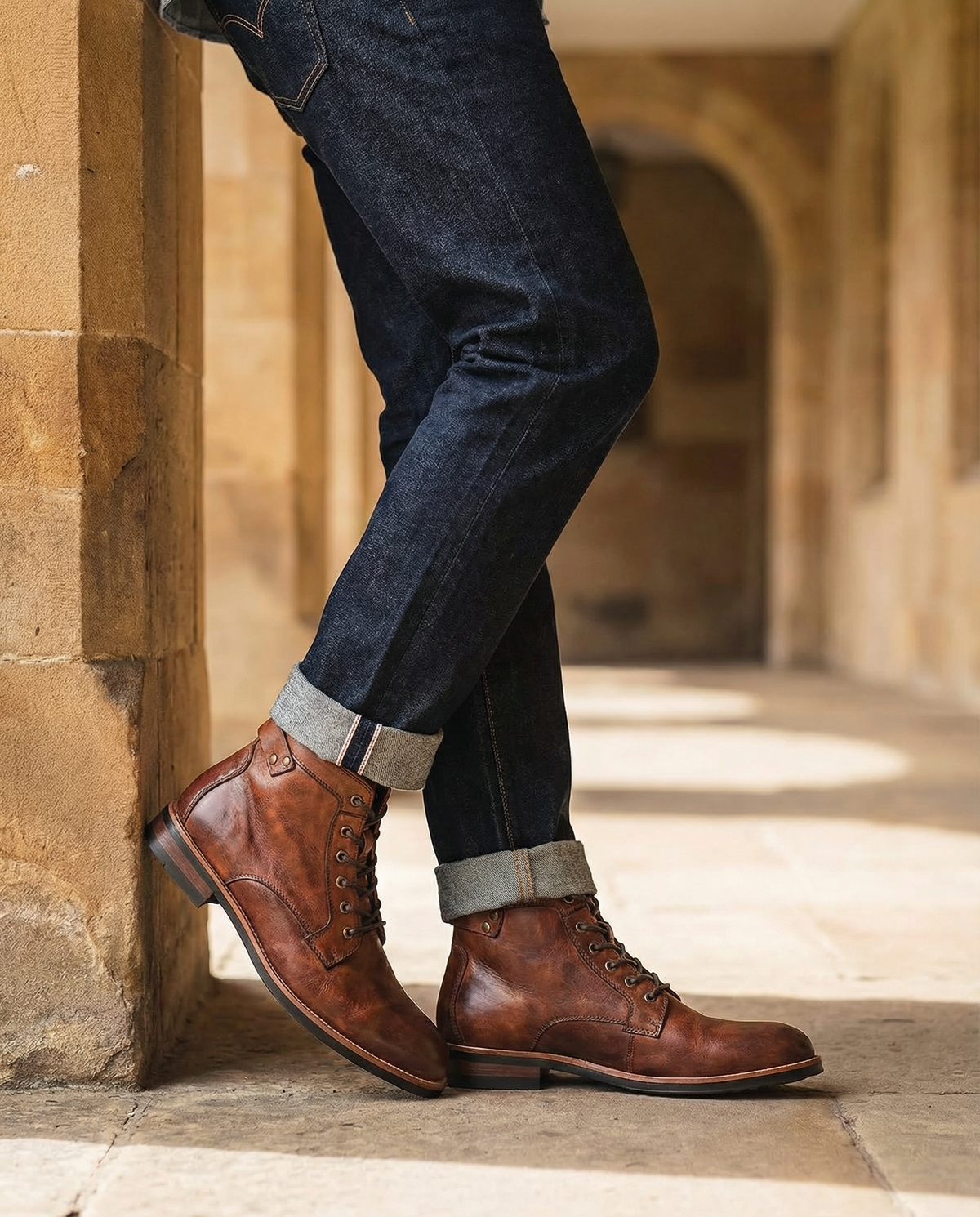 Men's Full-Grain Leather Boot — Durable Daily Work Boot 5