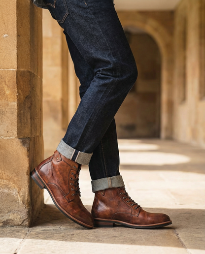 Men's Full-Grain Leather Boot — Durable Daily Work Boot 5