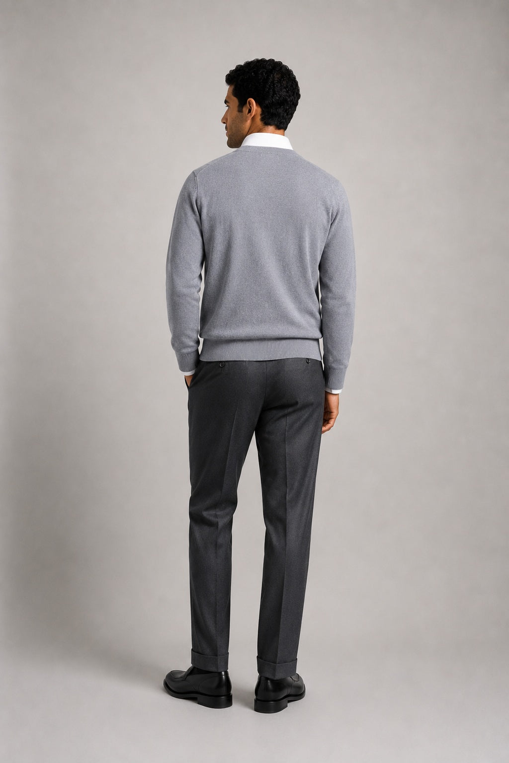 Hover Brothers - Men's - Cashmere Blend V-Neck Cardigan