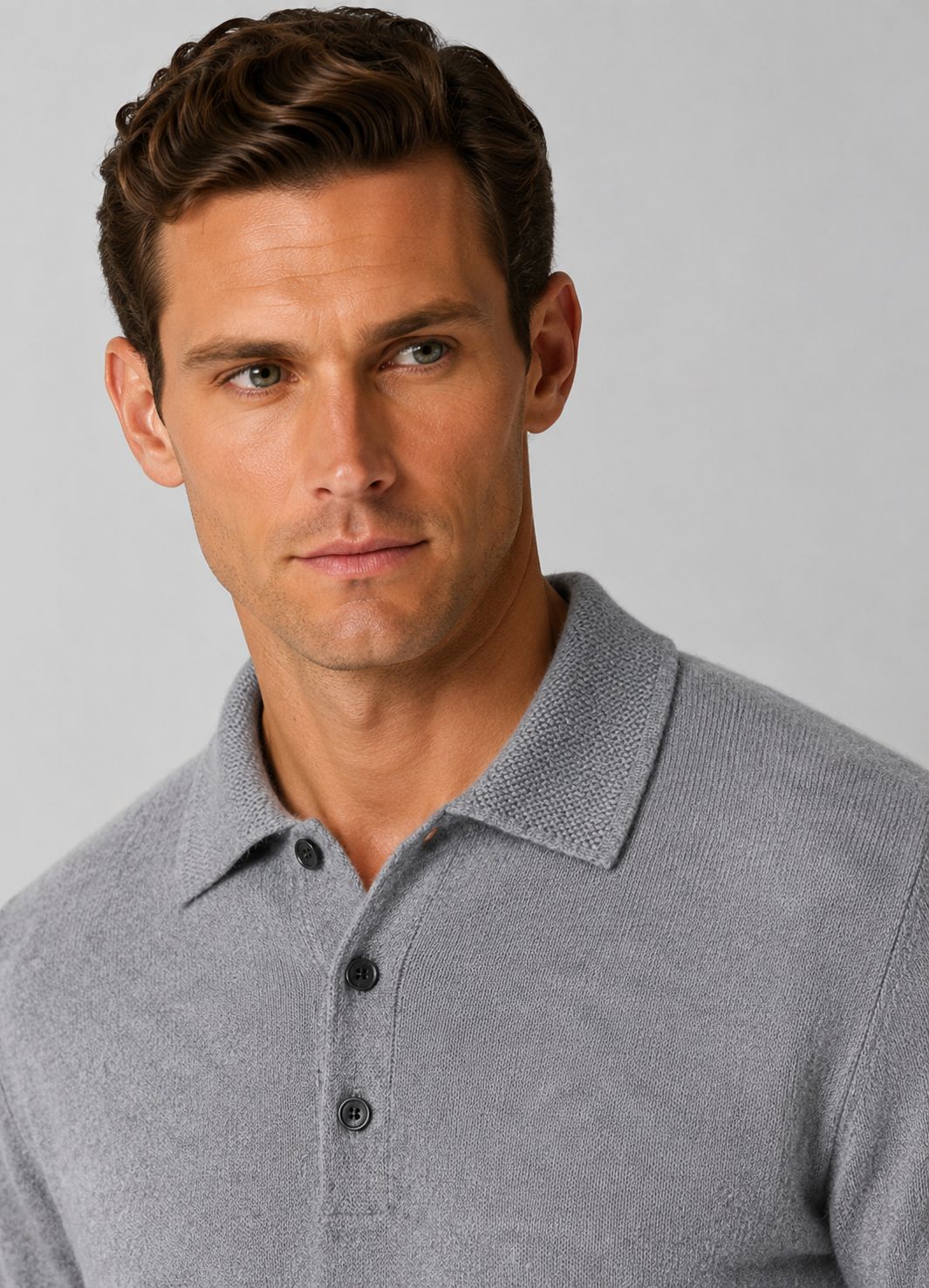 Hover Brothers - Men's - Cotton Knit Three-Button Polo