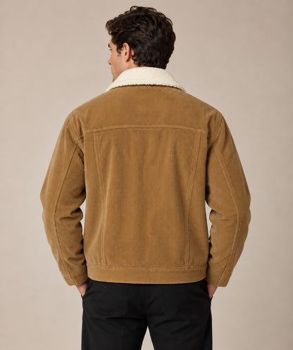 Hudson Corduroy Jacket with Fleece Interior — Classic Fit