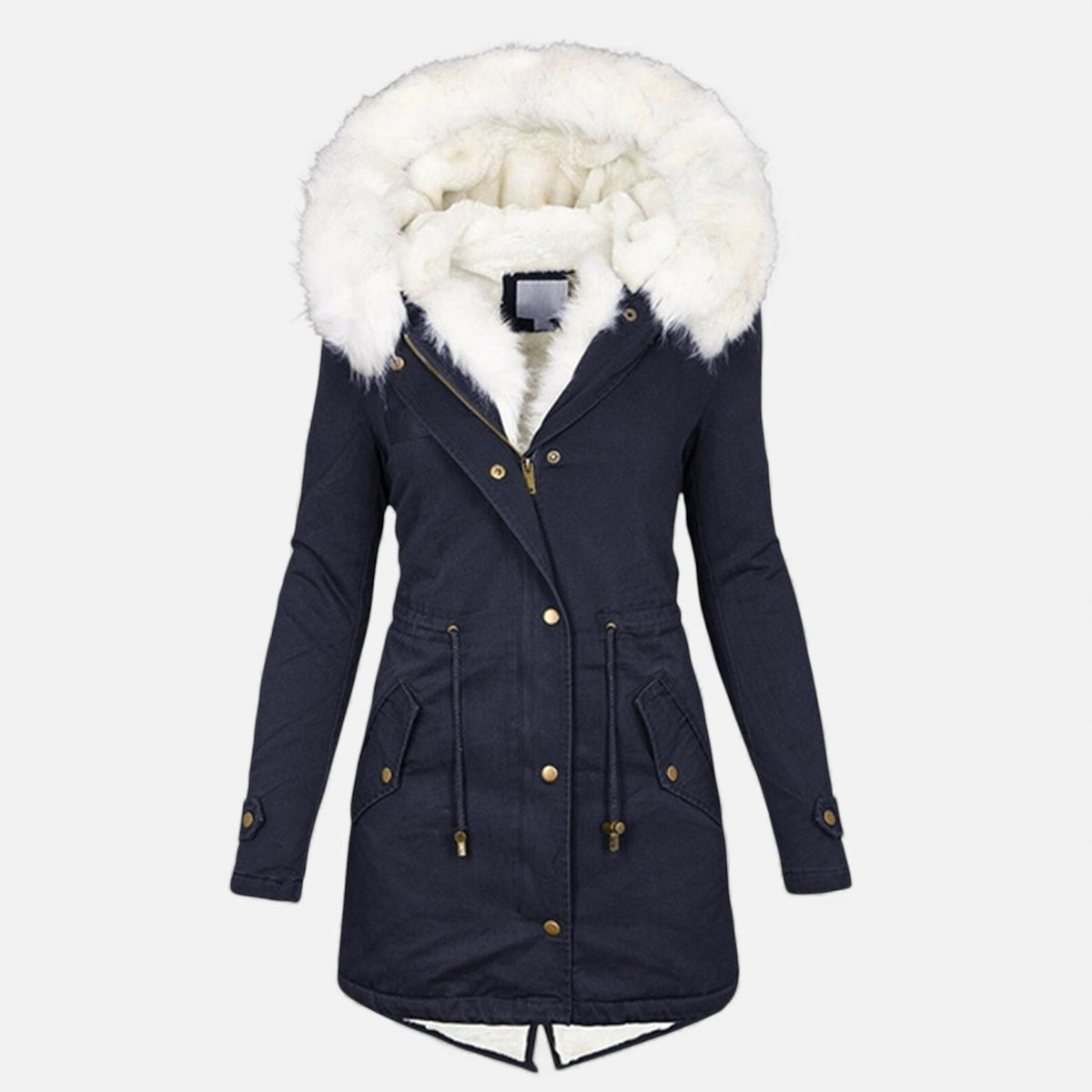 Women's Classic Padded Winter Jacket — White Collar Heritage 4