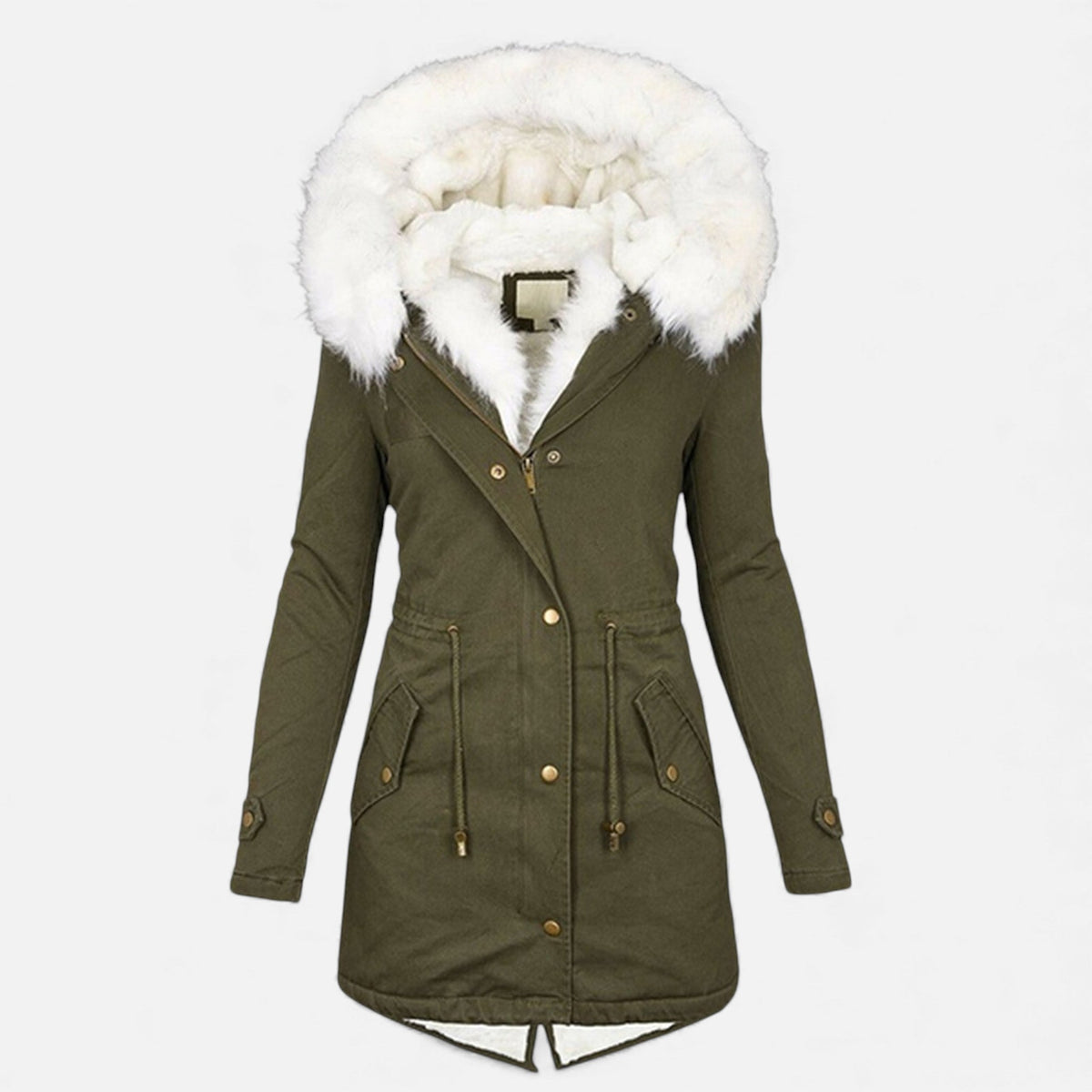 Women's Classic Padded Winter Jacket — White Collar Heritage 7