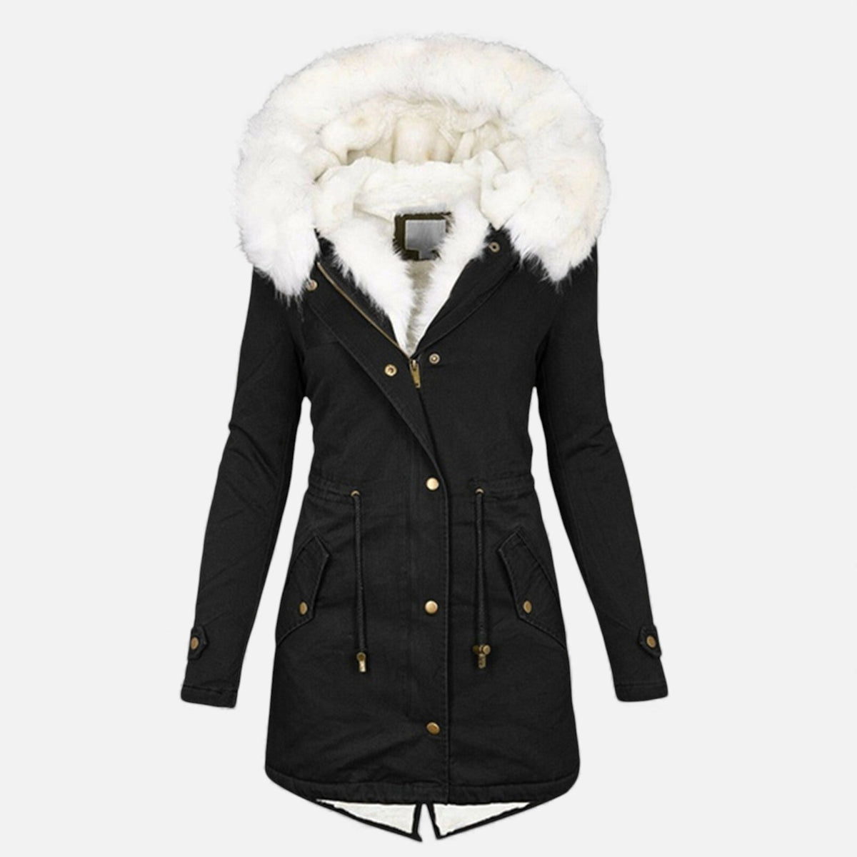 Women's Classic Padded Winter Jacket — White Collar Heritage 1