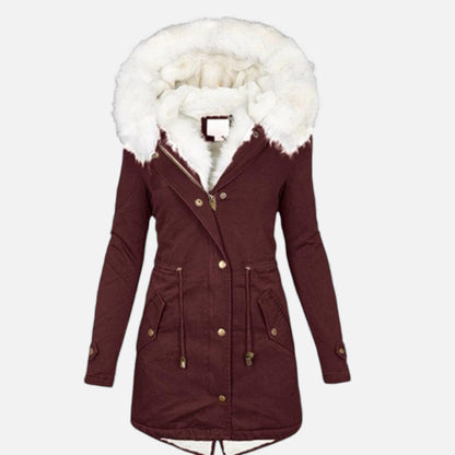 Women's Classic Padded Winter Jacket — White Collar Heritage 10