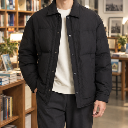 Armel Padded Jacket – Lightweight Snap-Front Men's Layer 1
