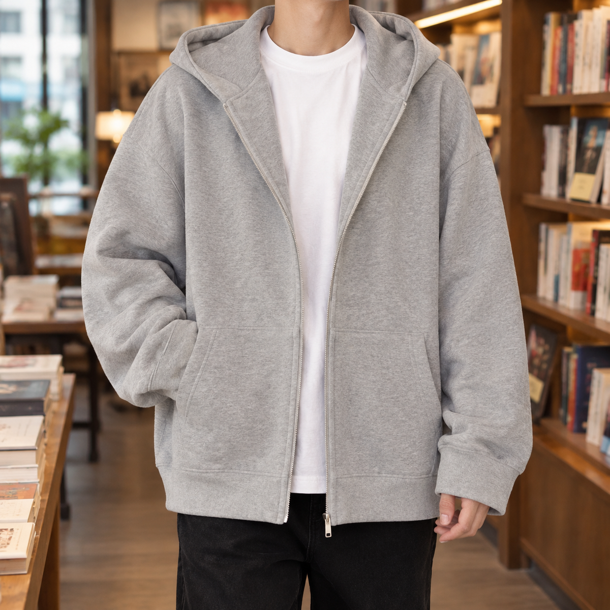 Archambault Oversized Zip Hoodie — Relaxed Fit Full Zip 1