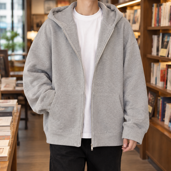 Archambault Oversized Zip Hoodie — Relaxed Fit Full Zip 1