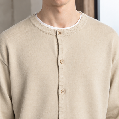 Adrian-Tate Button-Front Cardigan – Soft Knit Relaxed Fit 2