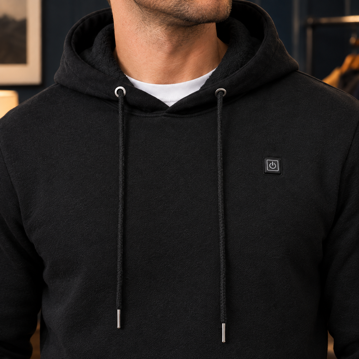 Heated Hoodie USB-Powered — Soft Knit Pullover for Men 2