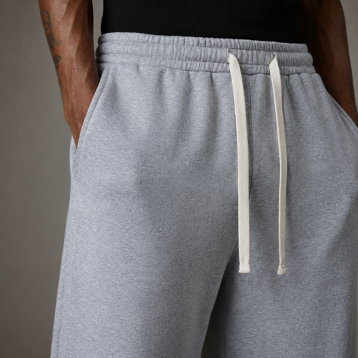 Theo Wide Leg Sweatpants — Relaxed Fit Men's Lounge Pants 3