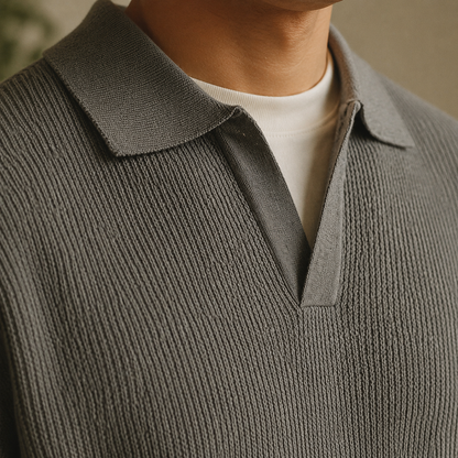 Alexander Polo Sweater — Soft Knit Relaxed Fit for Men 3