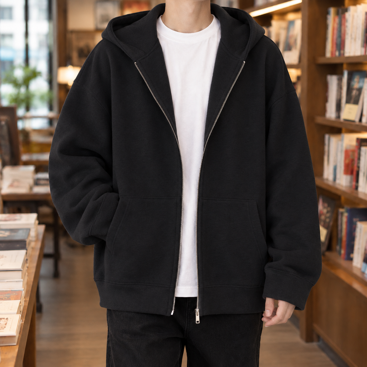 Archambault Oversized Zip Hoodie — Relaxed Fit Full Zip 3