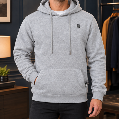 Heated Hoodie USB-Powered — Soft Knit Pullover for Men 3