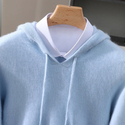 Men's Cashmere Hooded Pullover Sweater — Soft Knit 2