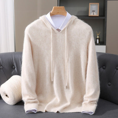 Men's Cashmere Hooded Pullover Sweater — Soft Knit 3