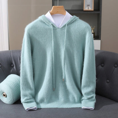 Men's Cashmere Hooded Pullover Sweater — Soft Knit 5