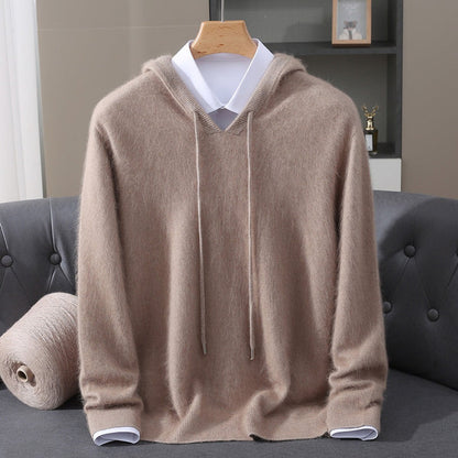 Men's Cashmere Hooded Pullover Sweater — Soft Knit 6