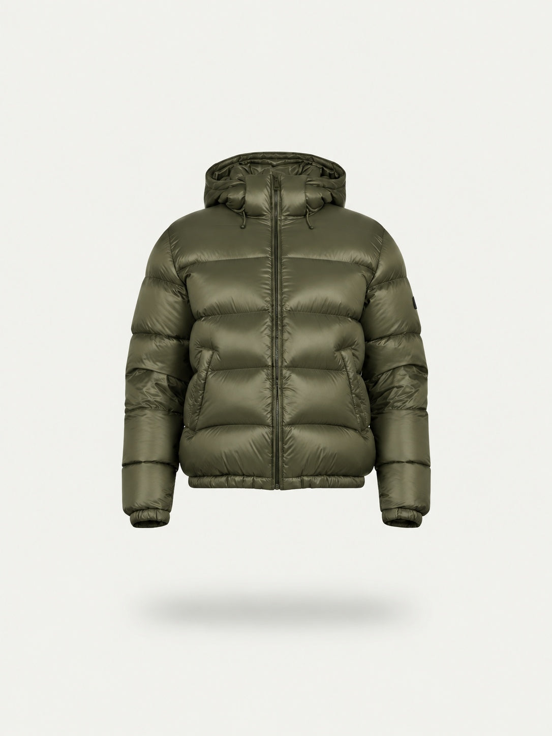Men's Sherpa Lined Quilted Puffer Jacket with Hood