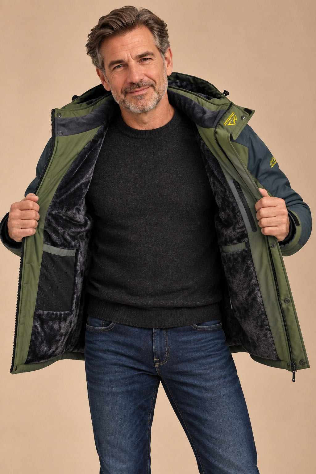 Men's Windbreaker Jacket — Waterproof & Wind-Resistant Outdoor Coat