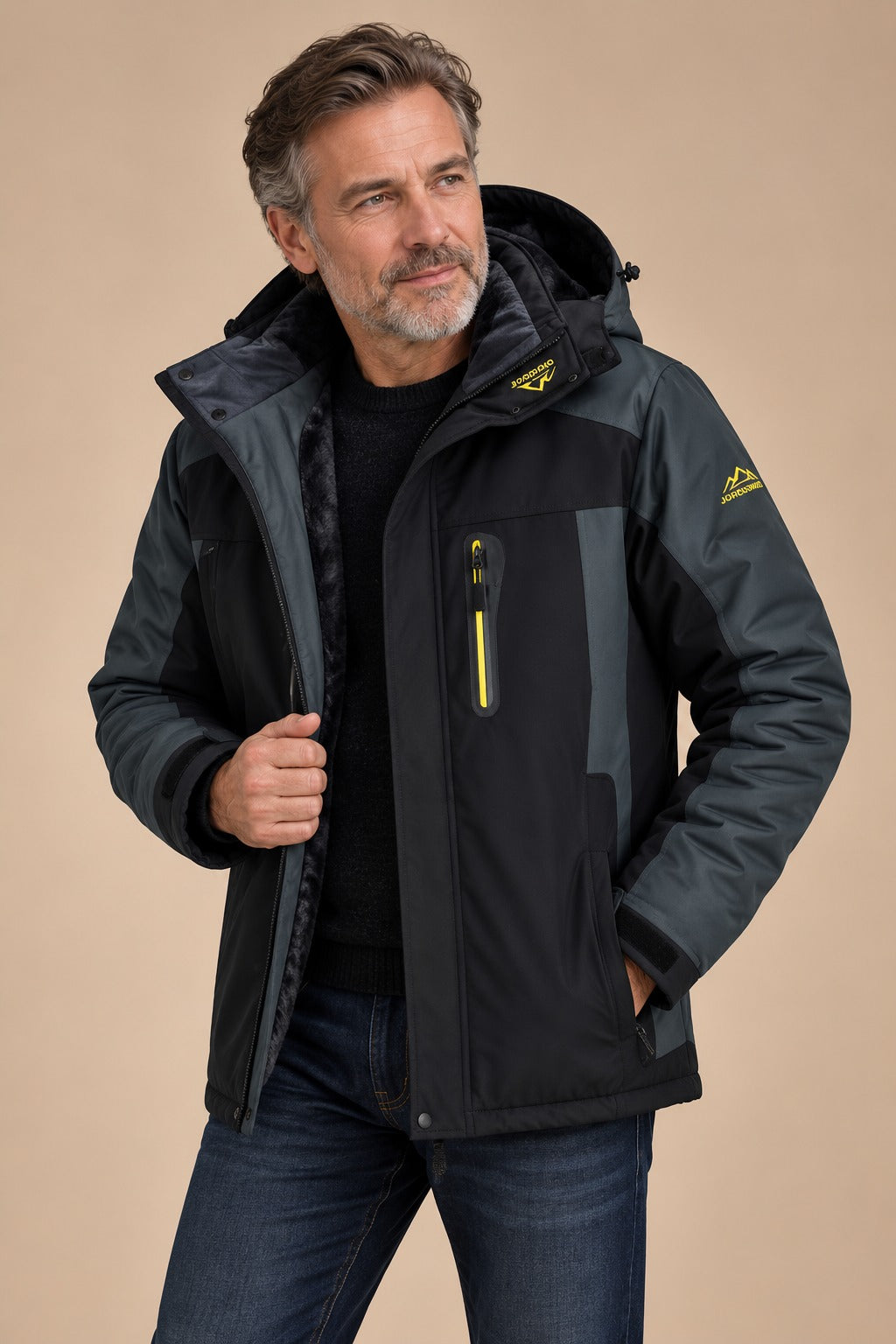 Men's Windbreaker Jacket — Waterproof & Wind-Resistant Outdoor Coat