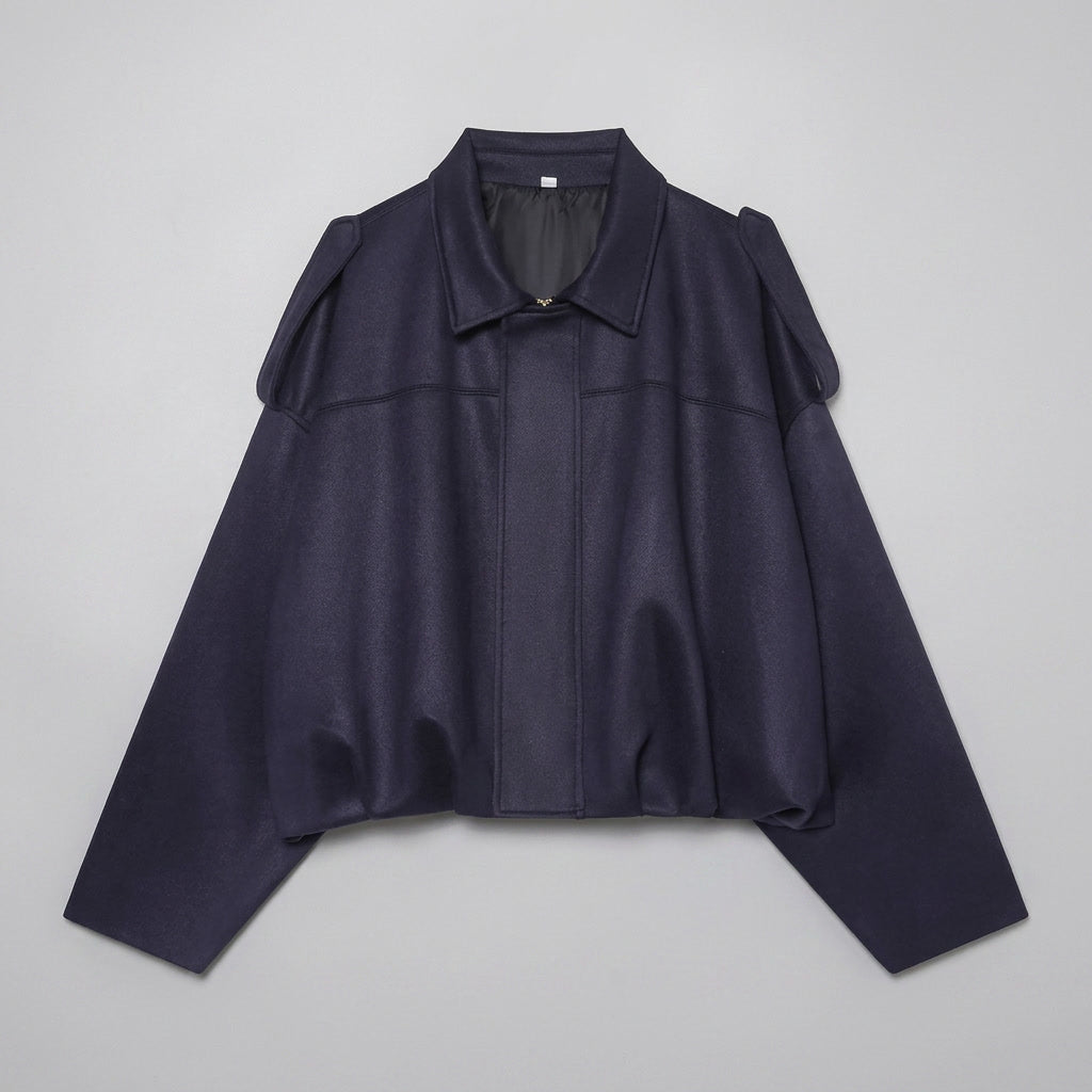 Faux Suede Bomber Jacket — Cropped Blouson Fit Women 11
