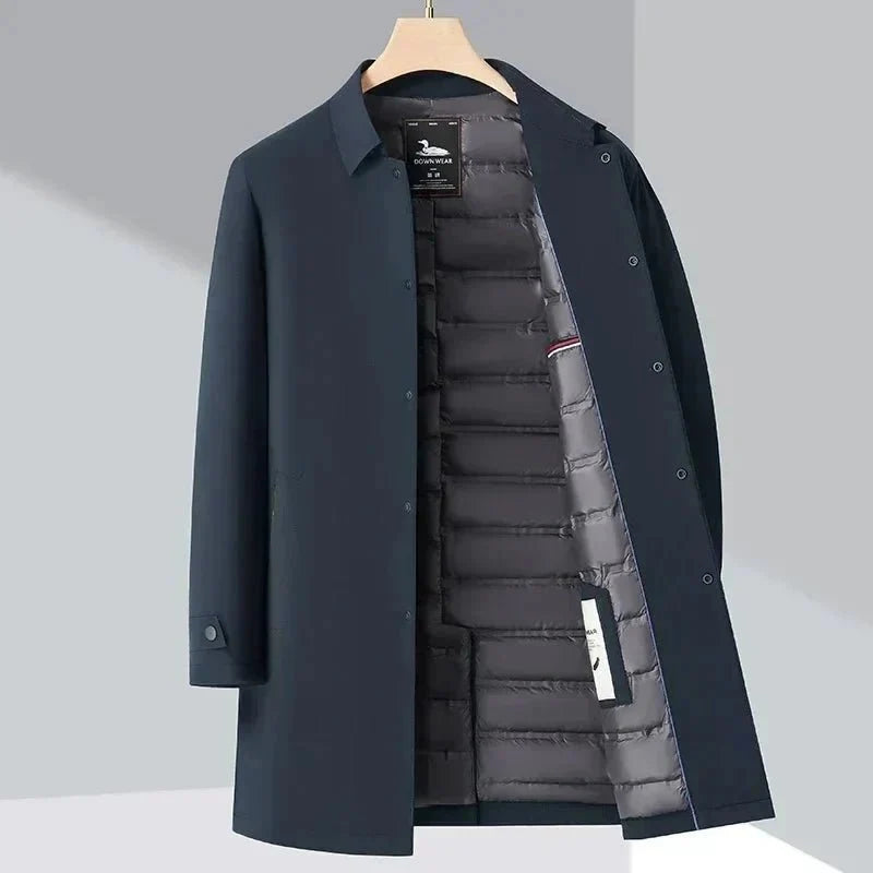 Nero Men's Lined Winter Coat — Modern Regular Fit 5
