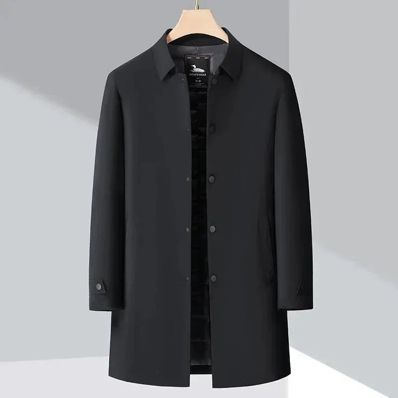 Nero Men's Lined Winter Coat — Modern Regular Fit 2