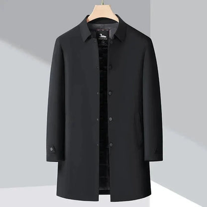 Nero Men's Lined Winter Coat — Modern Regular Fit 2