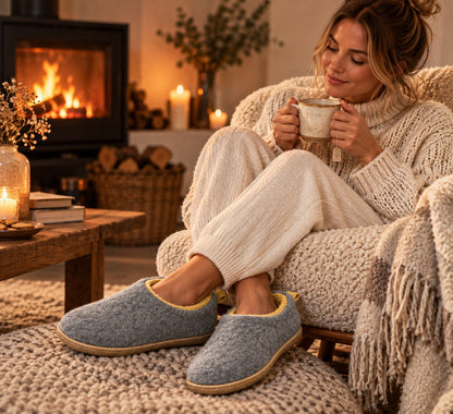 Orthopedic Fleece Slippers — Unisex Supportive House Shoes 7