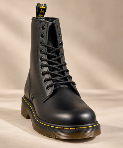Genuine Leather Lace-Up Boots — Unisex 8-Eyelet Style 5