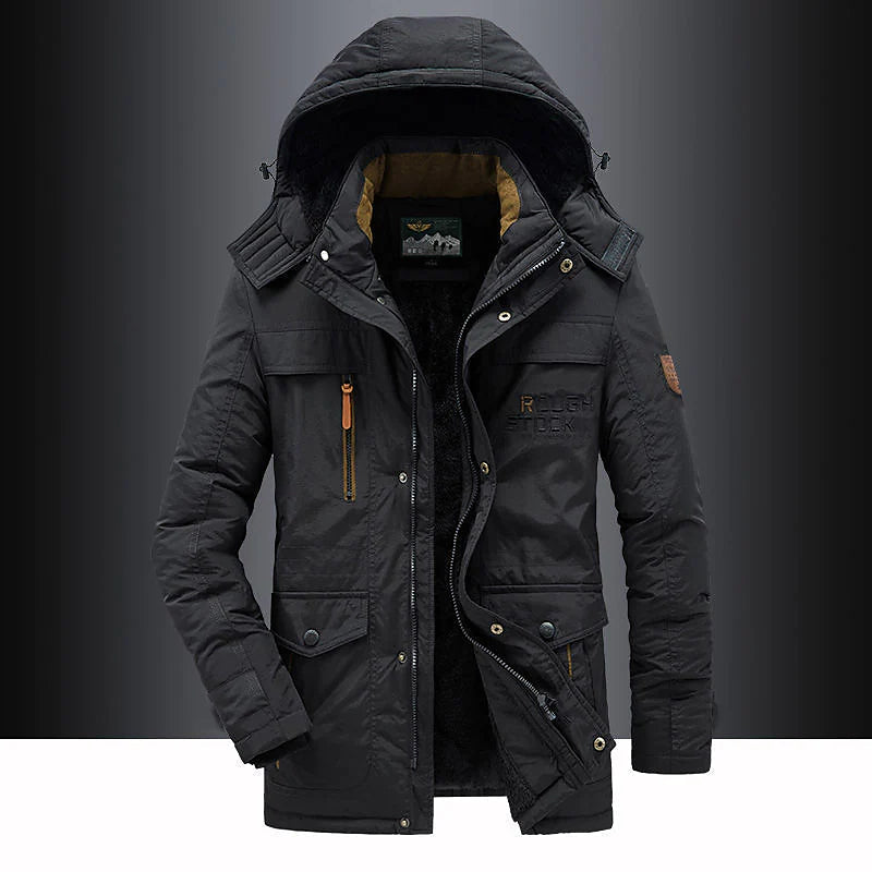 Men's Insulated Winter Parka — Wind & Water Resistant Coat 1