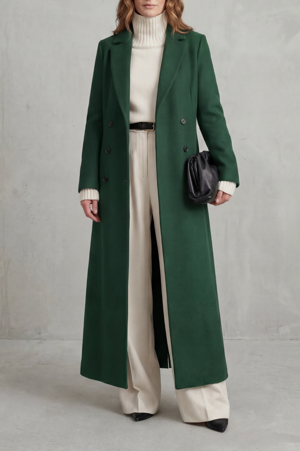Women's Long Tailored Coat — Classic Fit, 6 Colors 11