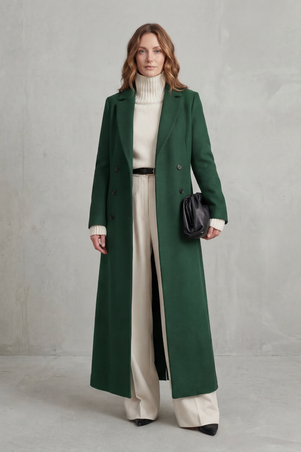 Women's Long Tailored Coat — Classic Fit, 6 Colors 12
