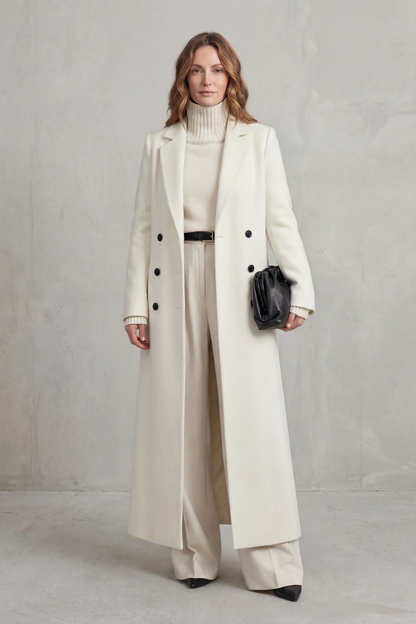 Women's Long Tailored Coat — Classic Fit, 6 Colors 14