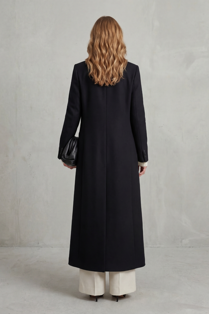 Women's Long Tailored Coat — Classic Fit, 6 Colors 4