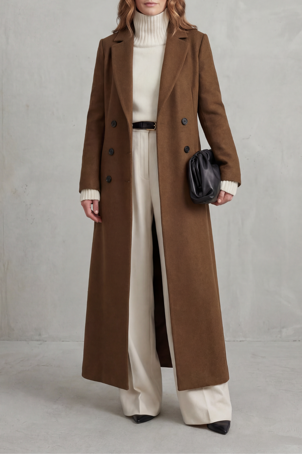 Women's Long Tailored Coat — Classic Fit, 6 Colors 5