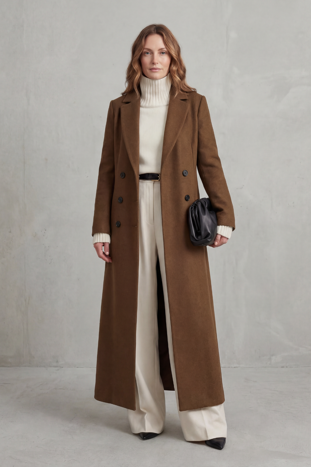 Women's Long Tailored Coat — Classic Fit, 6 Colors 6