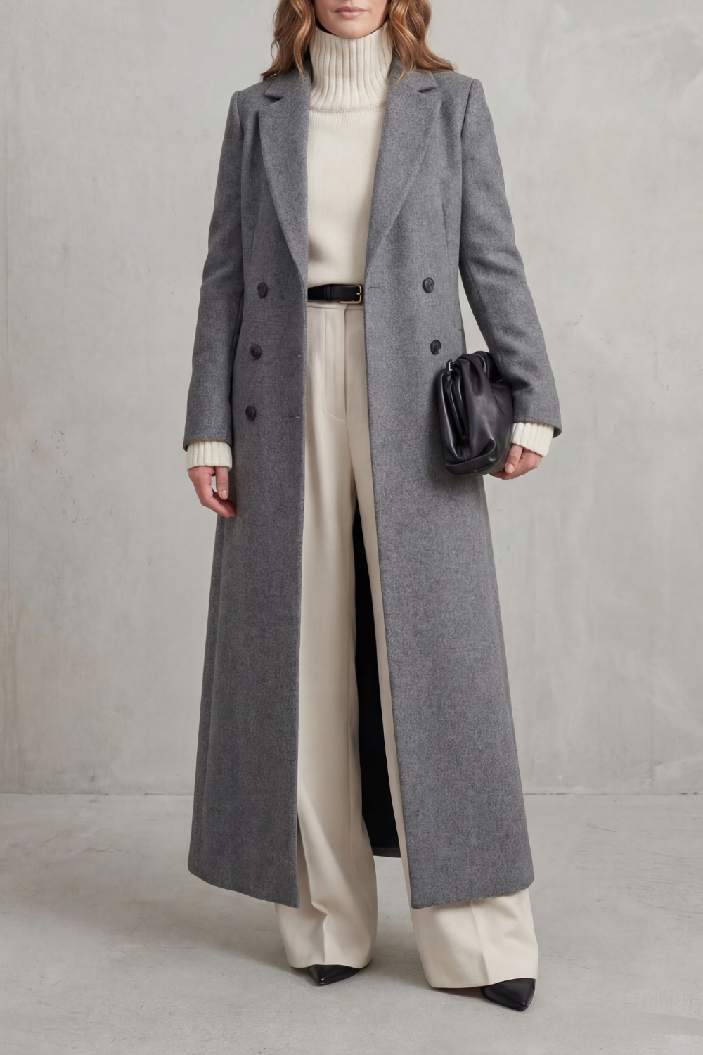 Women's Long Tailored Coat — Classic Fit, 6 Colors 9