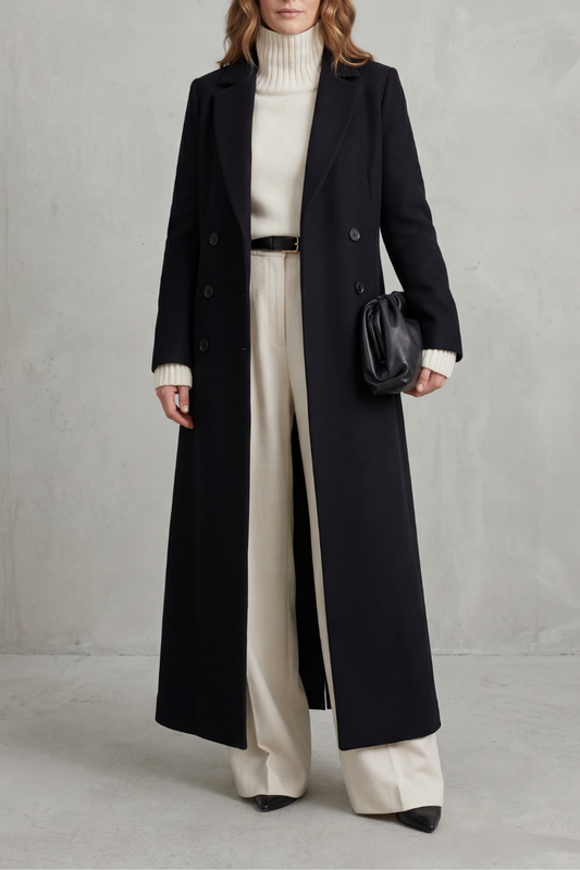 Women's Long Tailored Coat — Classic Fit, 6 Colors 1