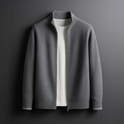 Men's Merino Full-Zip Jacket — Lightweight Fine-Gauge Wool 4