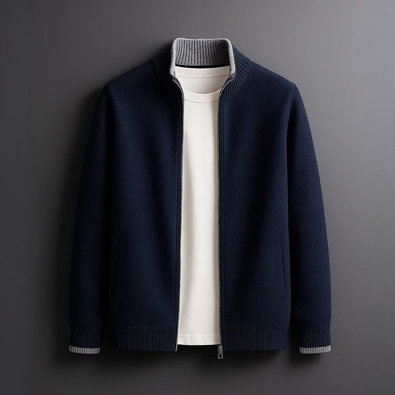 Men's Merino Full-Zip Jacket — Lightweight Fine-Gauge Wool 5